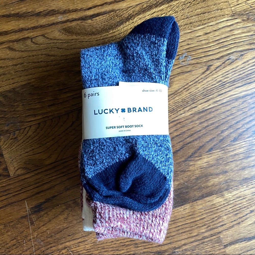 Lucky brand boot socks
